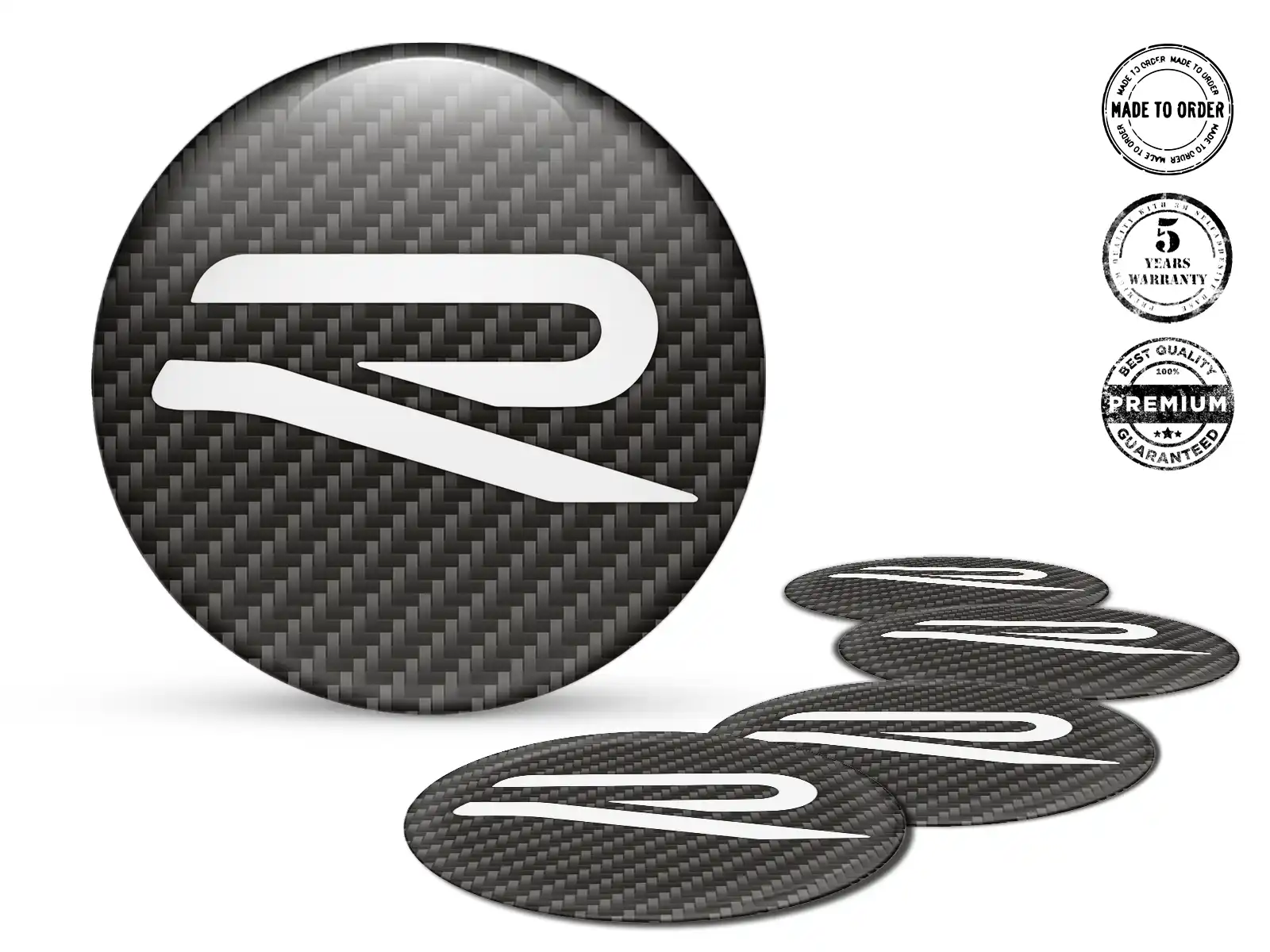VW Wheel Stickers Edition Premium Epoxy Labels